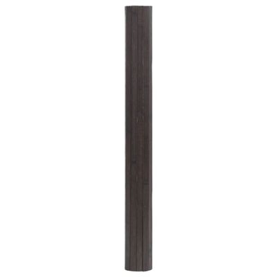 vidaXL Preproga pravokotna temno rjava 100x200 cm bambus