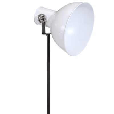 vidaXL Stoječa svetilka 25 W bela 75x75x90-150 cm E27
