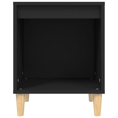 vidaXL Nočna omarica 2 kosa črna 40x35x50 cm
