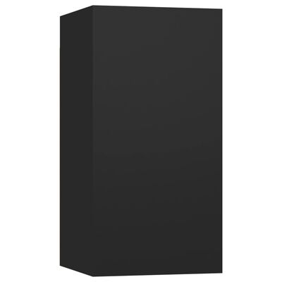 vidaXL TV omarica 2 kosa črna 30,5x30x60 cm inženirski les