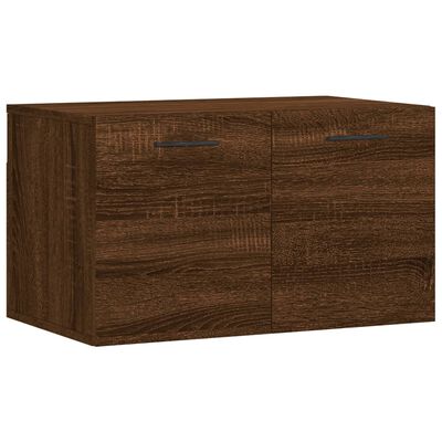 vidaXL Stenska omarica rjavi hrast 60x36,5x35 cm inženirski les
