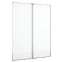 vidaXL Magnetna tabla zložljiva 80x100x1,7 cm aluminij