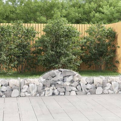 vidaXL Obokane gabion košare 20 kosi 200x30x40/60 cm pocinkano železo