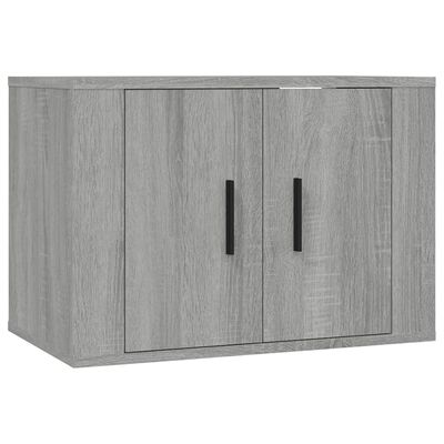 vidaXL Stenska TV omarica 2 kosa siva sonoma 57x34,5x40 cm