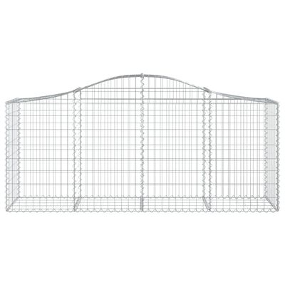 vidaXL Obokane gabion košare 30 kosov 200x50x80/100 cm cinkano železo