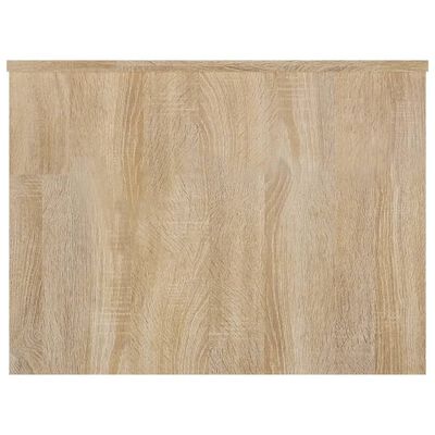 vidaXL Klubska mizica sonoma hrast 80x55,5x41,5 cm konstruiran les