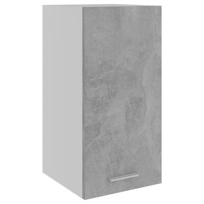 vidaXL Viseča omarica betonsko siva 29,5x31x60 cm inženirski les