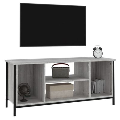 vidaXL TV omarica siva sonoma 102x35x45 cm inženirski les