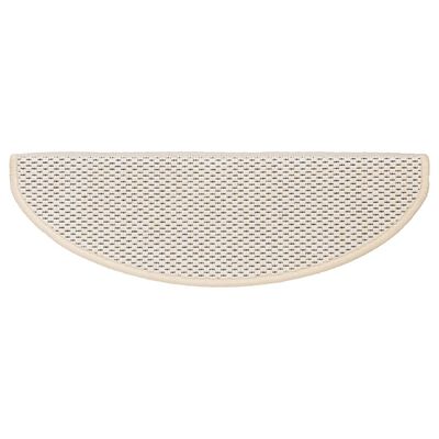 vidaXL Samolepilne preproge za stopnice sisal 15 kosov 65x21x4 cm