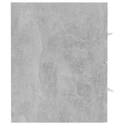 vidaXL Omarica za umivalnik betonsko siva 41x38,5x48 cm inženirski les
