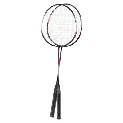 vidaXL Badminton set z 2 loparjema, mrežo in shranjevalno torbo