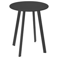 ProGarden Odstavna mizica 40x49 cm mat temno siva