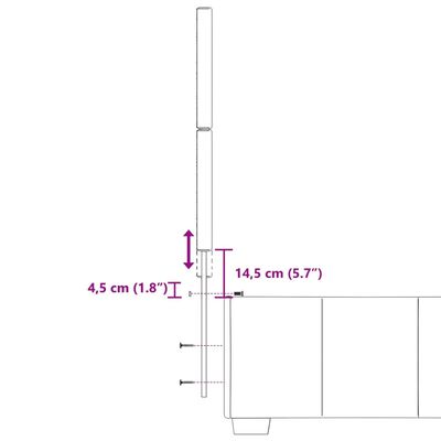 vidaXL Box spring postelja z vzmetnico svetlo siva 90x200 cm blago