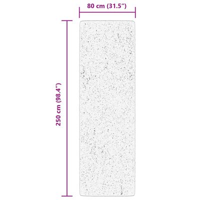 vidaXL Preproga ARBIZU notranja in zunanja vintage 80x250 cm