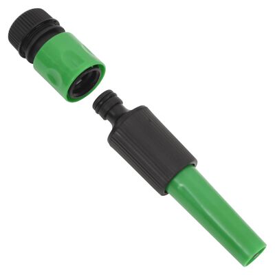 vidaXL Vrtna cev s kompletom priključkov zelena 0,75" 10 m PVC