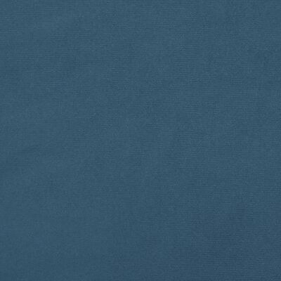 vidaXL Posteljno vzglavje temno modro 100x7x78/88 cm žamet