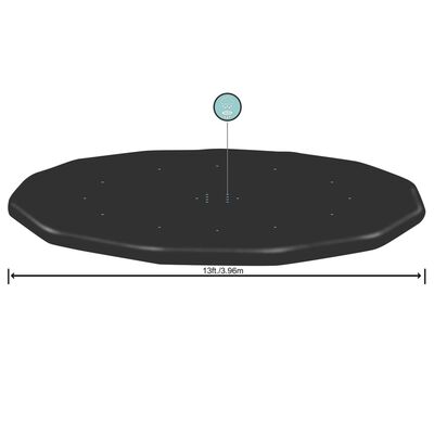 Bestway Flowclear Pokrivalo za bazen 396 cm