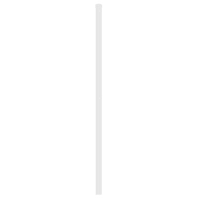 vidaXL Kovinsko vzglavje belo 120 cm
