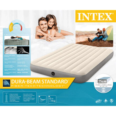 Intex Napihljiva postelja Dura-Beam Standard Single-High 152x203x25 cm