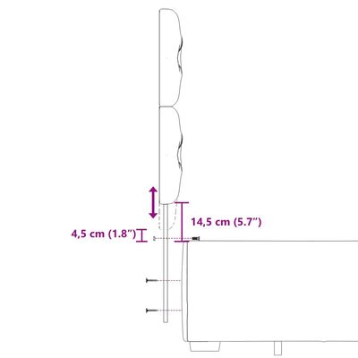 vidaXL Box spring postelja z vzmetnico modra 120x190 cm žamet