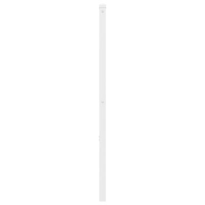 vidaXL Kovinsko vzglavje belo 150 cm