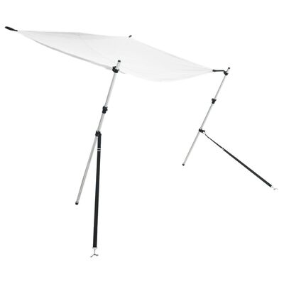 vidaXL Razširljivo senčilo za T-Top belo 170x170x(115-183) cm