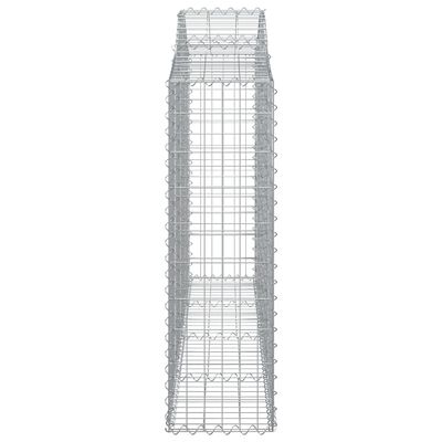 vidaXL Obokane gabion košare 6 kosov 200x30x100/120cm pocinkano železo