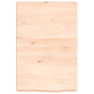 vidaXL Kopalniški pult 40x60x(2-6) cm neobdelan trden les