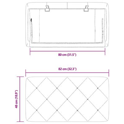 vidaXL Vzglavna stranica temno zelena 80 cm žamet