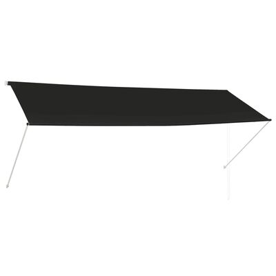 vidaXL Zložljiva tenda 350x150 cm antracit