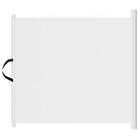 vidaXL Izvlečna vrata za hišne ljubljenčke bela 117,5x125 cm