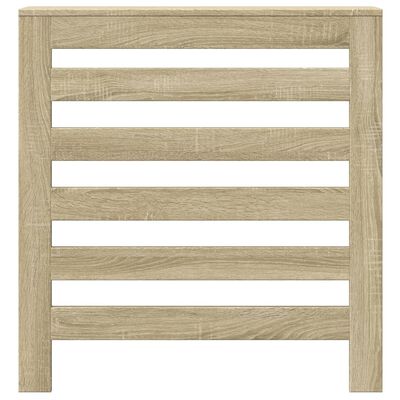 vidaXL Pokrov za radiator sonoma hrast 78x20x82 cm inženirski les