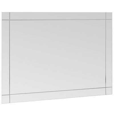 vidaXL Stensko ogledalo 60x50 cm steklo