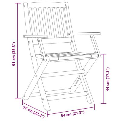 vidaXL Vrtna jedilna garnitura 9-delna 180x90x75 cm trden akacijev les