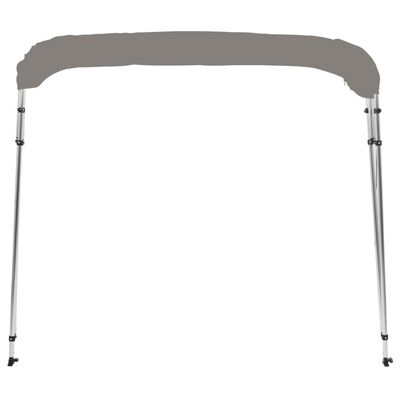 vidaXL Bimini tenda s 4 loki siva 243x180x137 cm