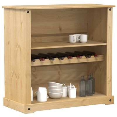 vidaXL Omara za vino Corona 107,5x51x105,5 cm trdna borovina