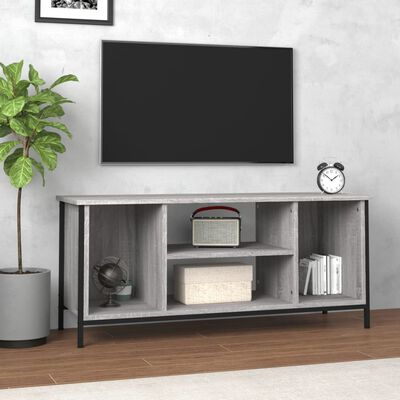 vidaXL TV omarica siva sonoma 102x35x45 cm inženirski les