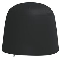 vidaXL Pokrivalo za dvojni jajčasti stol črno Ø 146x210 cm 420D oxford