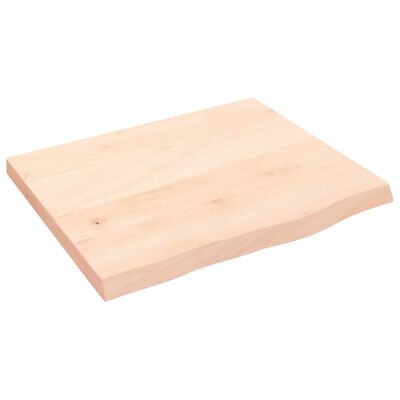 vidaXL Kopalniški pult 60x50x(2-4) cm neobdelan trden les