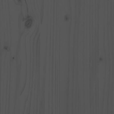 vidaXL Visoka omara siva 100x40x108,5 cm trdna borovina