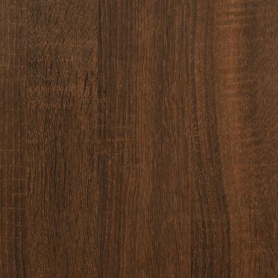 vidaXL Stenska omarica rjavi hrast 80x36,5x35 cm inženirski les