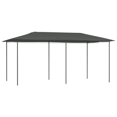 vidaXL Paviljon 2,98x5,3x2,59 m antraciten 160 g/m²