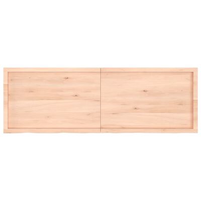 vidaXL Kopalniški pult 180x60x(2-6) cm neobdelan trden les