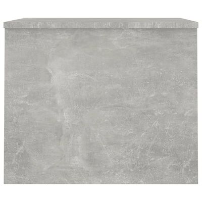 vidaXL Klubska mizica betonsko siva 80x50,5x41,5 cm konstruiran les