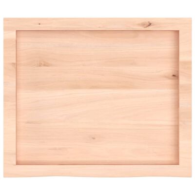 vidaXL Kopalniški pult 60x50x(2-4) cm neobdelan trden les