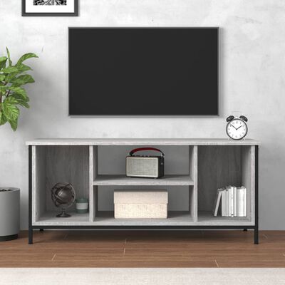 vidaXL TV omarica siva sonoma 102x35x45 cm inženirski les