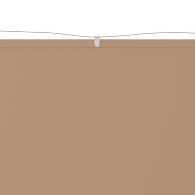 vidaXL Vertikalna markiza taupe 250x360 cm tkanina oxford