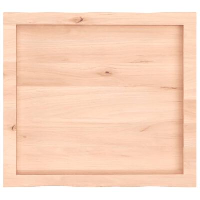 vidaXL Mizna plošča 60x50x(2-6) cm neobdelana hrastovina naraven rob