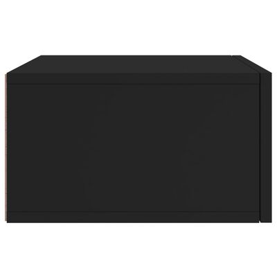 vidaXL Stenska nočna omarica 2 kosa črna 35x35x20 cm
