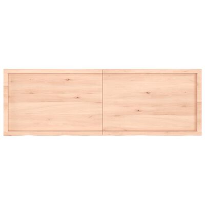 vidaXL Mizna plošča 180x60x(2-6) cm neobdelana trdna hrastovina